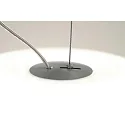 Casablanca Luminaire à suspension AIH à 1 flamme, médium E27 IP20, aluminium brossé, blanc mat gradable