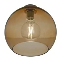 Casablanca ceiling luminaire BALL E27 IP20, brushed aluminium, copper dimmable