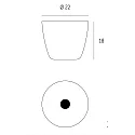 Casablanca Ceiling luminaire MARA, 2x E27, IP20, opal white matt