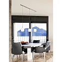Casablanca Pendant luminaire MUREA, 3x E27, IP20, opal white matt