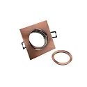Deko-Light Plafonnier encastré SAMSOLA angulaire, pivotant GU10 / GU5.3, cuivre gradable