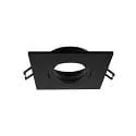 recessed spotlight SAMSOLA MAX square, swivelling IP20, black dimmable