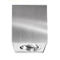  Kapego ceiling luminaire, Dato, 220-240V AC / 50-60Hz, GU10, 50W, aluminum, brushed silver