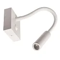 Luminaire mural BRAHE I avec interrupteur, avec bras flexible IP20, blanche 