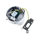 reading lamp CAN TILT ROUND round, with switch, cardanic swivelling GU10 IP20, white 