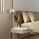 Deko-Light reading lamp CAN TILT ROUND USB round, with switch, with USB charging function, cardanic swivelling GU10 IP20, white 