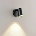 Deko-Light reading lamp CAN TILT ROUND USB round, with switch, with USB charging function, cardanic swivelling GU10 IP20, black 