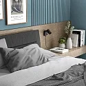 Deko-Light reading lamp CAN TILT SQUARE USB square, with switch, with USB charging function, cardanic swivelling GU10 IP20, black 