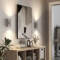 Deko-Light wall luminaire CAN UP & DOWN up / down, 2 flames, rigid GU10 IP20, white