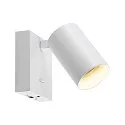 Deko-Light Lampe de lecture CAN TILT SQUARE USB BASE MIX'N MATCH 1/3 angulaire, avec interrupteur, sans abat-jour