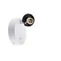 reading lamp CAN TILT ROUND BASE MIX'N MATCH 1/3 round, with switch, without shade, cardanic swivelling GU10 IP20, white 