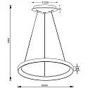 Deko-Light pendant luminaire MEROPE 60 IP20, white