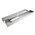 pendant luminaire LED PANEL square IP40, white aluminum dimmable
