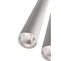 Deko-Light pendant luminaire SLIM DIM 3 flames, long, UGR < 19 IP20, traffic white dimmable