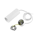 pendant luminaire CAN 150 down, cylindrical, direct GU10 IP20, white