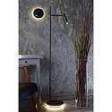 Deko-Light Lampadaire BRAHE avec interrupteur, avec spot LED, direct / indirect IP20, noir  