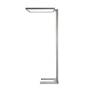 Lampadaire OFFICE ONE haut bas, pour VDU, avec variateur tactile IP20, aluminium blanc gradable