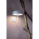 Deko-Light Head magnetic lamp MIRAM Table / Wall / Pendant luminaire, 3,7V DC, 2,20 W, grey