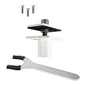 table lamp OFFICE THREE STANDARD MOTION up / down, with sensor, with touch dimmer IP20, traffic white dimmable