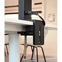 Deko-Light Lampe de table OFFICE THREE STANDARD MOTION haut bas, avec capteur, avec variateur tactile IP20, noir profond gradable