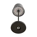 Deko-Light Lampe de table à accu CANIS MINI CCT Switch, avec variateur tactile, sans chargeur IP65, gris foncé, mat gradable