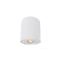 Luminaire de plafond BENGALA ROUND cylindrique, réglable GU10 IP20, blanche gradable