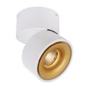 Deko-Light Luminaire de plafond UNI II TILT à 1 flamme, pivotant à la cardan IP20, blanche gradable