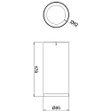 Deko-Light Luminaire de plafond LUCEA 20 IP20, transparent, blanche gradable