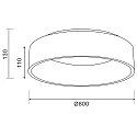 Deko-Light Applique et plafonnier SCULPTORIS 80 CCT DIM CCT Switch, reculer IP20, mat, blanc trafic gradable