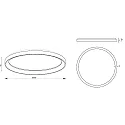 Deko-Light Applique et plafonnier MEROPE 60 IP20, marron café