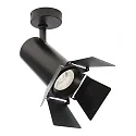 Deko-Light Luminaire de plafond LUCEA TILT DTW Dim-To-Warm IP20, noir profond gradable