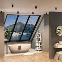 Deko-Light Downlight CAN BATH cylindrique, rigide GU10 IP44, noir