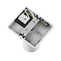 Luminaire de plafond CAN TILT SQUARE 11CM à 1 flamme, angulaire, pivotant à la cardan GU10 IP20, blanche