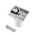 Luminaire de plafond CAN TILT SQUARE 11CM à 1 flamme, angulaire, pivotant à la cardan GU10 IP20, blanche