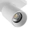 Luminaire de plafond CAN TILT SQUARE 11CM à 1 flamme, angulaire, pivotant à la cardan GU10 IP20, blanche