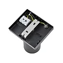 Deko-Light Luminaire de plafond CAN TILT SQUARE 11CM à 1 flamme, angulaire, pivotant à la cardan GU10 IP20, noir