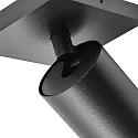 Deko-Light Luminaire de plafond CAN TILT SQUARE 11CM à 1 flamme, angulaire, pivotant à la cardan GU10 IP20, noir