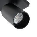 Deko-Light Luminaire de plafond CAN TILT SQUARE 11CM à 1 flamme, angulaire, pivotant à la cardan GU10 IP20, noir