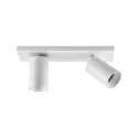 Deko-Light ceiling luminaire CAN TILT SQUARE 30.5CM 2 flames, square, cardanic swivelling GU10 IP20, white