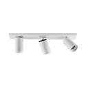 Deko-Light ceiling luminaire CAN TILT SQUARE 48CM 3 flames, square, cardanic swivelling GU10 IP20, white