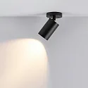 Deko-Light ceiling luminaire CAN TILT ROUND Ø 8CM 1 flame, round, cardanic swivelling GU10 IP20, black