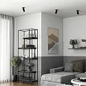 Deko-Light ceiling luminaire CAN TILT ROUND Ø 8CM 1 flame, round, cardanic swivelling GU10 IP20, black