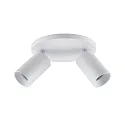 Deko-Light ceiling luminaire CAN TILT ROUND Ø 20CM 2 flames, round, cardanic swivelling GU10 IP20, white