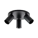 Deko-Light ceiling luminaire CAN TILT ROUND Ø 25CM 3 flames, round, cardanic swivelling GU10 IP20, black