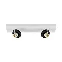 ceiling luminaire CAN TILT SQUARE BASE 30.5CM MIX'N MATCH 1/3 2 flames, square, without shade, cardanic swivelling GU10 IP20