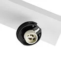 Deko-Light ceiling luminaire CAN TILT SQUARE BASE 30.5CM MIX'N MATCH 1/3 2 flames, square, without shade, cardanic swivelling GU10 IP20