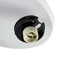 Deko-Light ceiling luminaire CAN TILT ROUND BASE Ø 25CM MIX‘N MATCH 3 flames, round, without shade, cardanic swivelling GU10 IP20, white