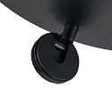 Deko-Light ceiling luminaire CAN TILT ROUND BASE Ø 25CM MIX‘N MATCH 3 flames, round, without shade, cardanic swivelling GU10 IP20, black