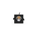 KapegoLED recessed ceiling ring Orionis, square, current constant, 17-19V DC, 350mA, 6.5W, warm white, matt black