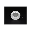  Plafonnier encastré COB 94 constante de tension, blanc mat gradable